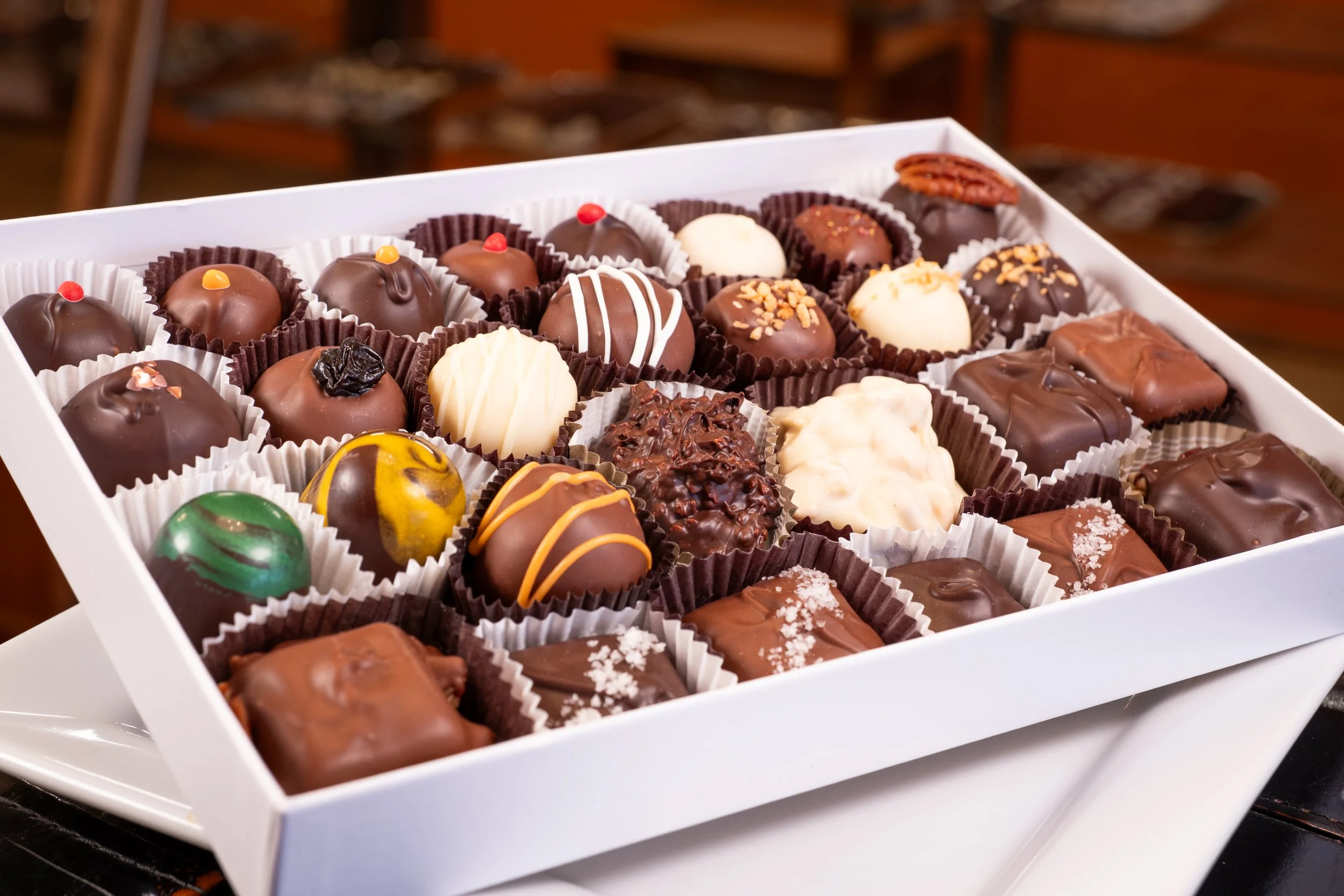 Gift Box: One-Pound Variety Box — Cocoa Safari Chocolates